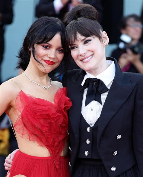 Jenna Ortega and Winona Ryder in Matching Bangs Just Feels .